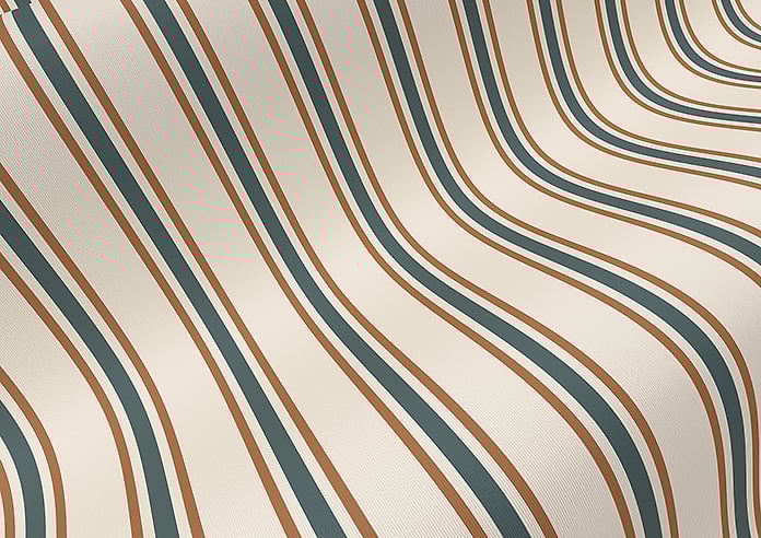 The British Stripe Co. Mary, Teignbridge No.1 - Twist&Fit Roller Blind - Image 4